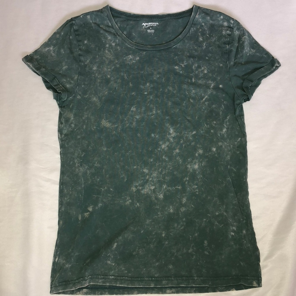 Arizona Jeans Men’s Green Tie Dye Tee